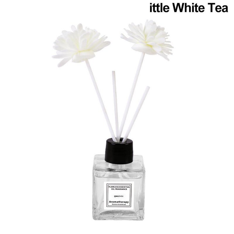 Flameless Gardenia Essential Oil Fragrance Freshener, Long-lasting Scent, Suitable for Hotel Rooms, Bedrooms, and Toilet Odor Eliminator, 50ml